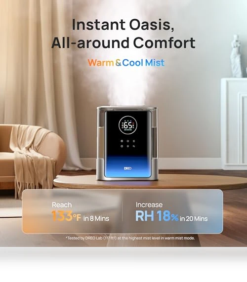 Smart Humidifiers for Bedroom — Air Moisturizers, Dreo