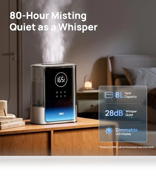 Smart Humidifiers for Bedroom — Air Moisturizers, Dreo