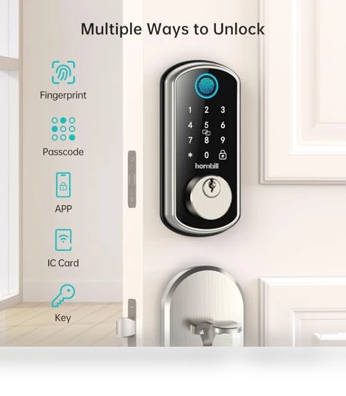 Smart WiFi Front Door Lock — Deadbolts, hornbill