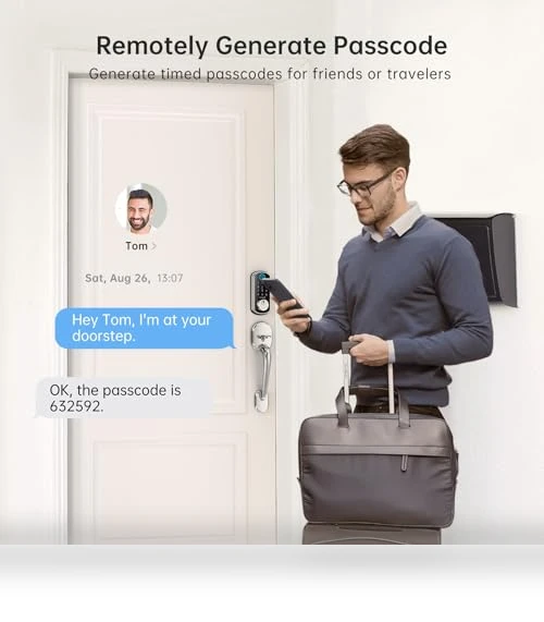 Smart WiFi Front Door Lock — Deadbolts, hornbill