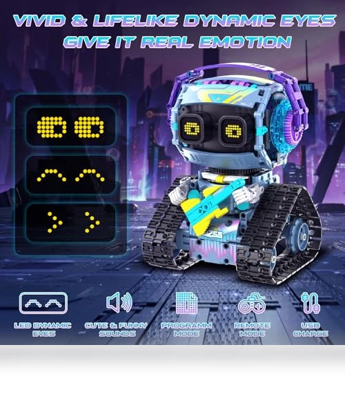 STEM Robot Building Kit for Kids — Construction Kits, QHECTTY