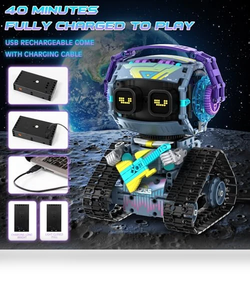 STEM Robot Building Kit for Kids — Construction Kits, QHECTTY