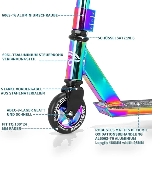 Stunt Scooter for Kids and Beginners — Scooters & Gear, LEADER RIDER