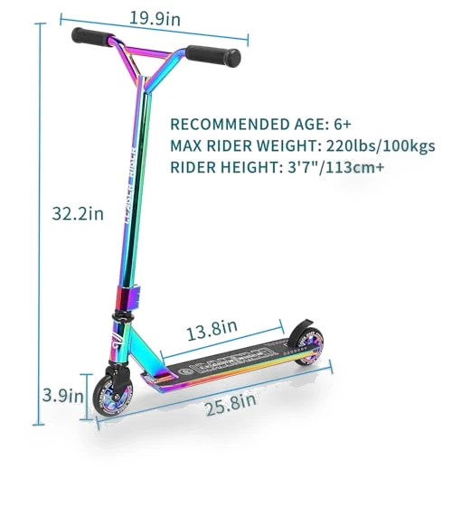 Stunt Scooter for Kids and Beginners — Scooters & Gear, LEADER RIDER