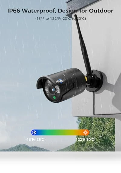 Wireless Security Camera Outdoor Kit — Outdoor Security Cameras, Hiseeu