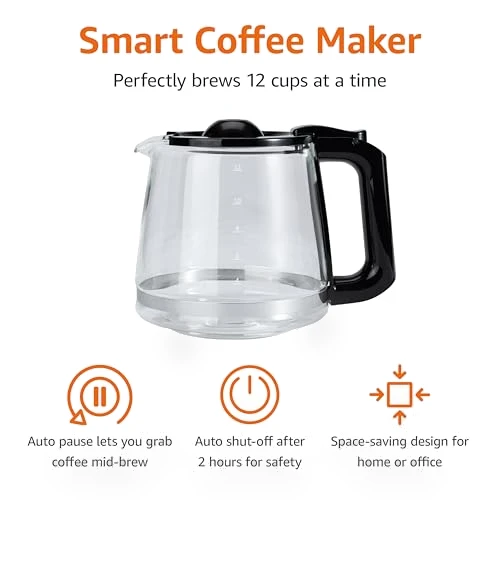 12 Cup Drip Coffee Maker — Coffee Makers, Amazon Basics