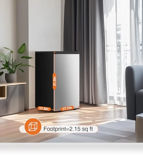 3.2 Cu.Ft Mini Fridge with Freezer — Mini Fridges, Sweetcrispy