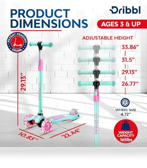 3-Wheel Kids Scooter — Kids' Bikes, Dribbl
