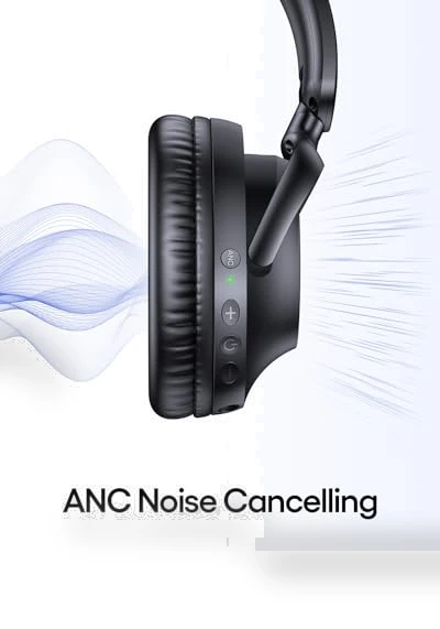 Active Noise Cancelling Headphones — Over-Ear Headphones, TAGRY