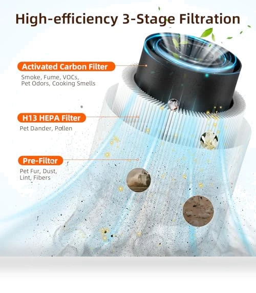 Air Purifier for Home Large Room — HEPA Air Purifiers, AMEIFU