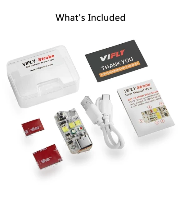 Anti Collision Light for FAA Drone Night Flying — Vehicle Safety Signals, VIFLY