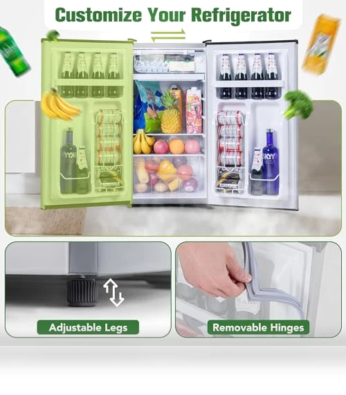 Compact Refrigerator with Freezer — Mini Fridges, Tehanld