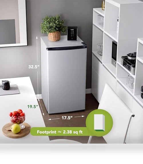 Compact Refrigerator with Freezer — Mini Fridges, Tehanld