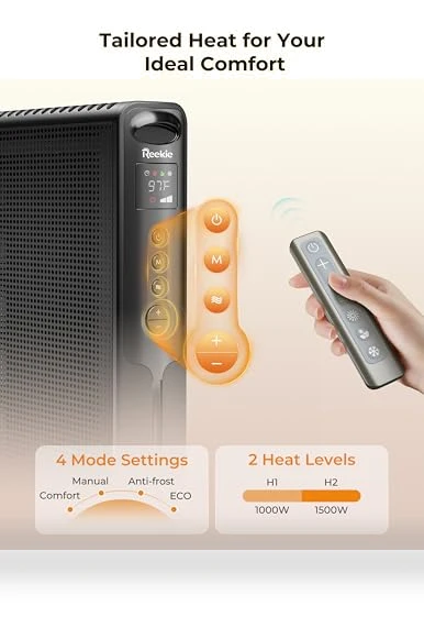 Convection Panel Space Heater — Portable Heating Solutions, Reekie