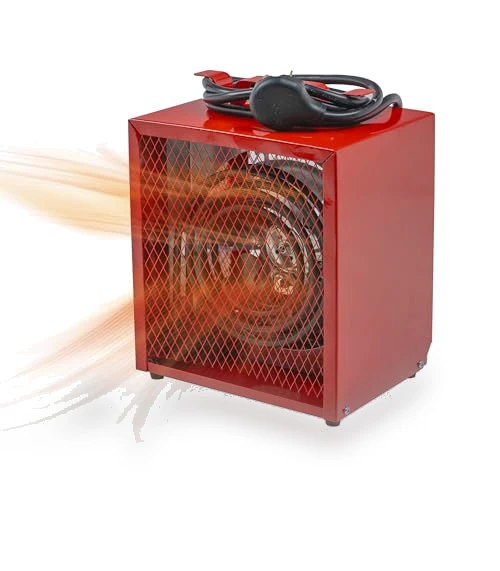 Electric Fan-Forced Industrial Garage and Workshop Utility Space Heater — Portable Electric Heaters, Comfort Zone