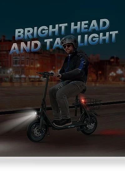 Electric Scooter with Seat — Electric Self-Balancing Scooters, URBANMAX