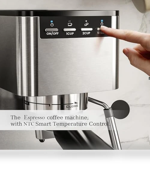 Espresso Machine with Milk Frother — Espresso Machines, Kismile