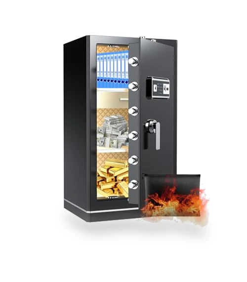Extra Large Home Safe with Fireproof Waterproof Bag — Cabinet Safes, FABAO