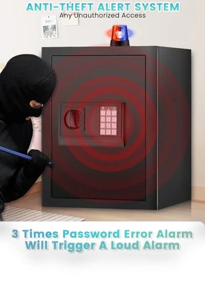 Home Safe with Fireproof Waterproof Bag — Cabinet Safes, FOWORE