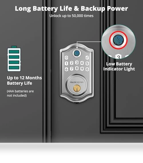 Keyless Entry Door Lock — Deadbolts, AkaGear