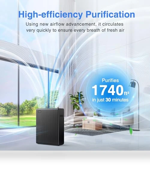 Large Room Air Purifier — HEPA Air Purifiers, Mooka Family