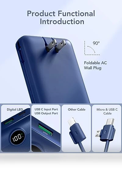 Portable Charger 20000mAh with Fast Charging — Mobile Power Solutions, VRURC