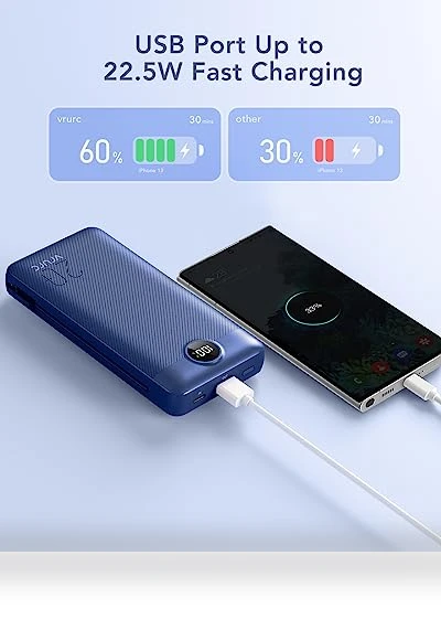 Portable Charger 20000mAh with Fast Charging — Mobile Power Solutions, VRURC