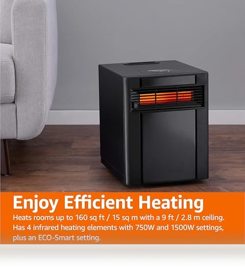 Portable Space Heater — Portable Heating Solutions, Amazon Basics