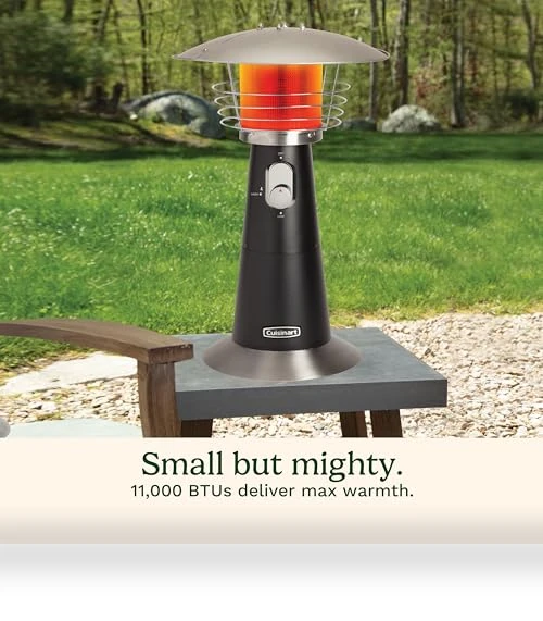Portable Tabletop Patio Heater — Patio Heaters, Cuisinart