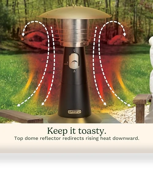 Portable Tabletop Patio Heater — Patio Heaters, Cuisinart