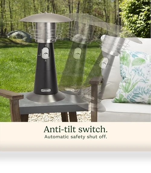 Portable Tabletop Patio Heater — Patio Heaters, Cuisinart
