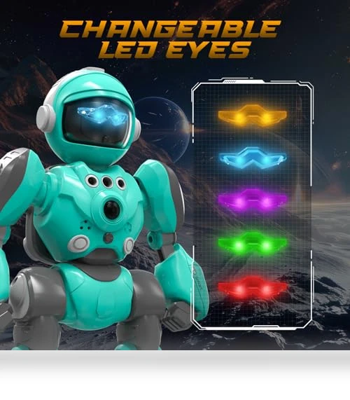 Programmable Remote Control Robot with Magic Record Voice Function — Interactive Figures & Robots, STEMTRON