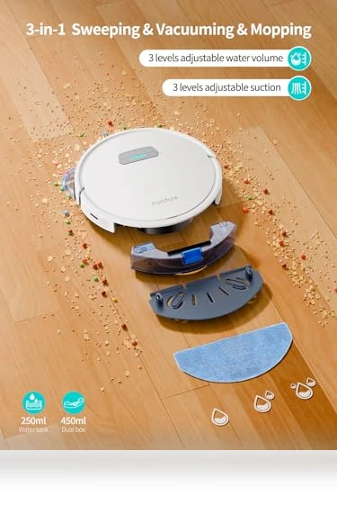Robot Vacuum and Mop Combo — Smart Cleaning Robots, HONITURE