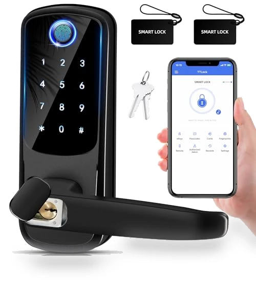 Smart Door Lock with Handle — Locks, MSR X6