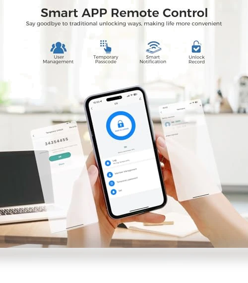 Smart Lock with Fingerprint Keyless Entry — Keyless Entry, Devo