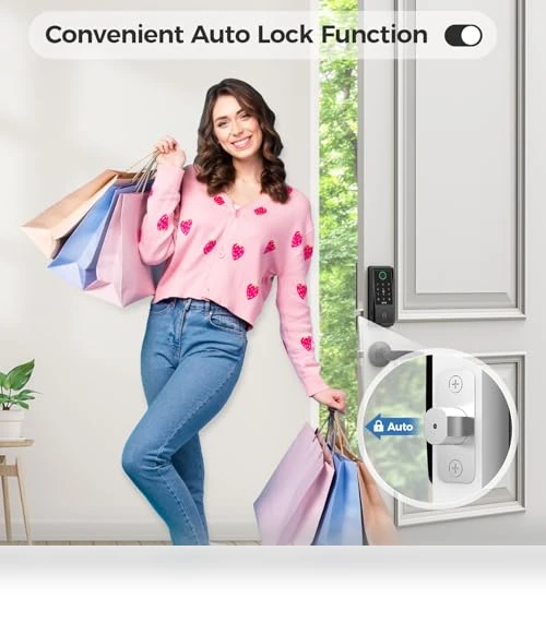Smart Lock with Fingerprint Keyless Entry — Keyless Entry, Devo