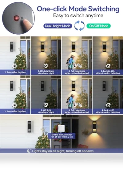 Smart Porch Light Motion Sensor — Step Lights, KIZON