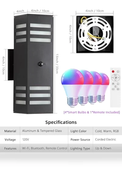 Smart Porch Light Motion Sensor — Step Lights, KIZON