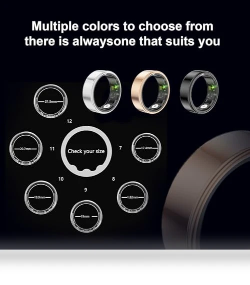 Smart Ring Health Tracker — Smart Rings, ZMSTLAMP