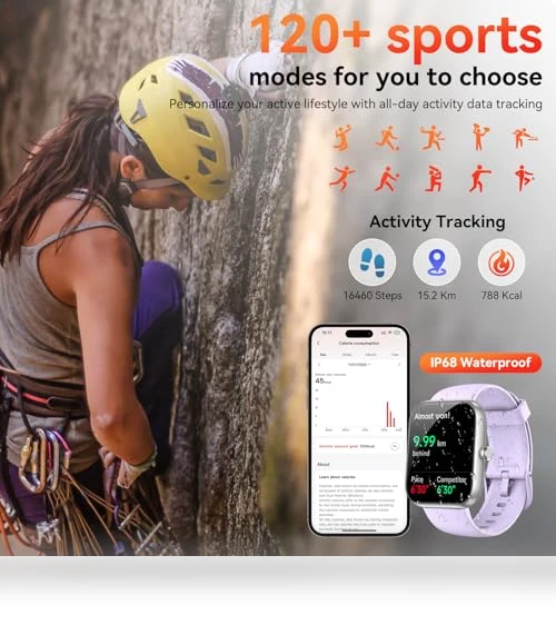 Smart Watch with Alexa & Bluetooth Calls — Smartwatches, Senbono