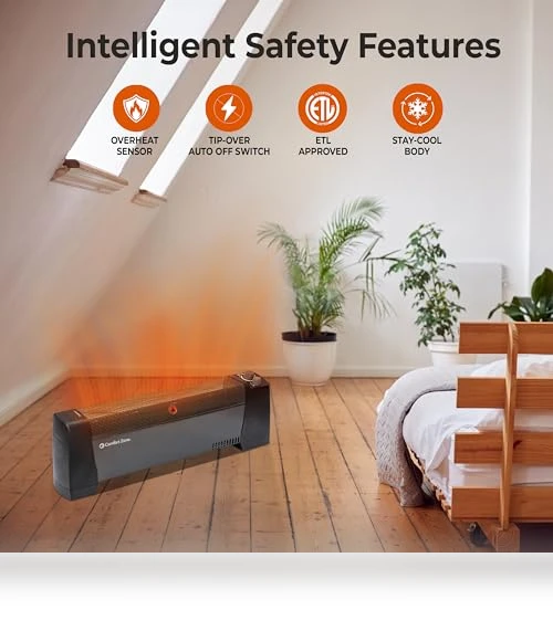 Space Heater for Indoor Use — Portable Heating Solutions, Comfort Zone