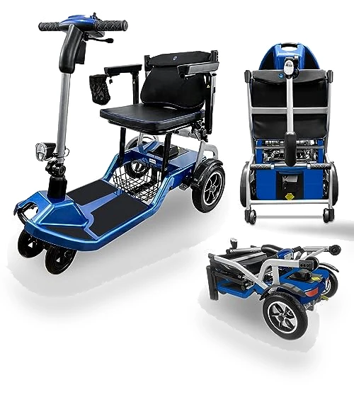 Ultra Lightweight Electric Powered Folding 4 Wheel Mobility Scooter — Mobility Scooters, ZiiROBOT