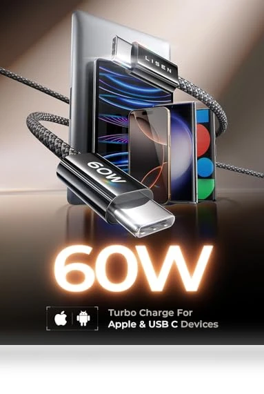 USB C to USB C Cable 5-Pack — Cables, LISEN