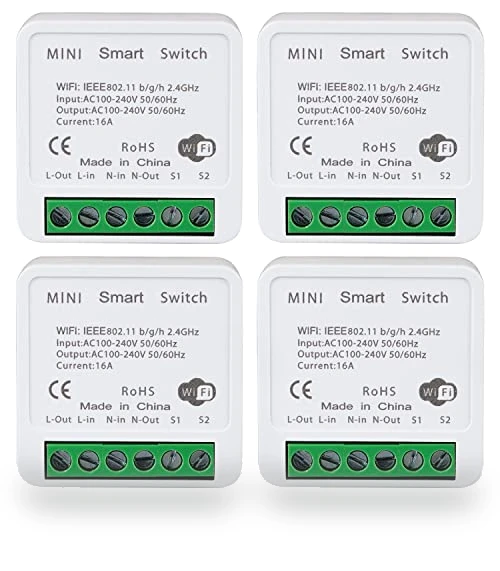 WiFi Smart Switch Light Switch — Smart Home Hubs & Controllers, Bkiyougo