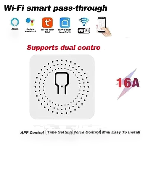 WiFi Smart Switch Light Switch — Smart Home Hubs & Controllers, Bkiyougo