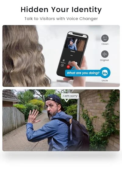 Wireless Doorbell Camera — Outdoor Security Cameras, iegeek