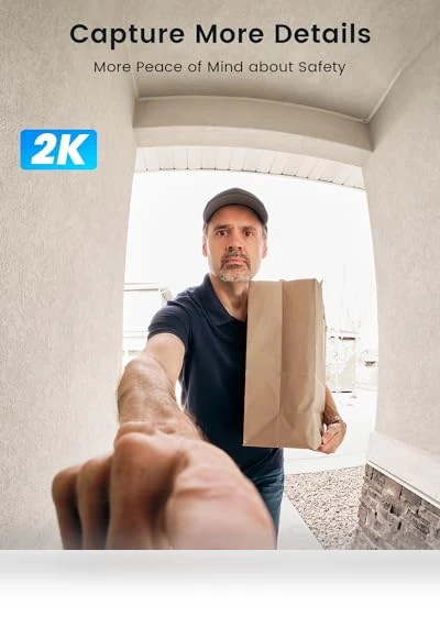 Wireless Doorbell Camera — Outdoor Security Cameras, iegeek