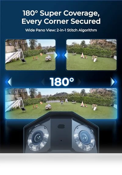 16MP UHD Dual-Lens PoE Security Camera — Security Cameras, Reolink