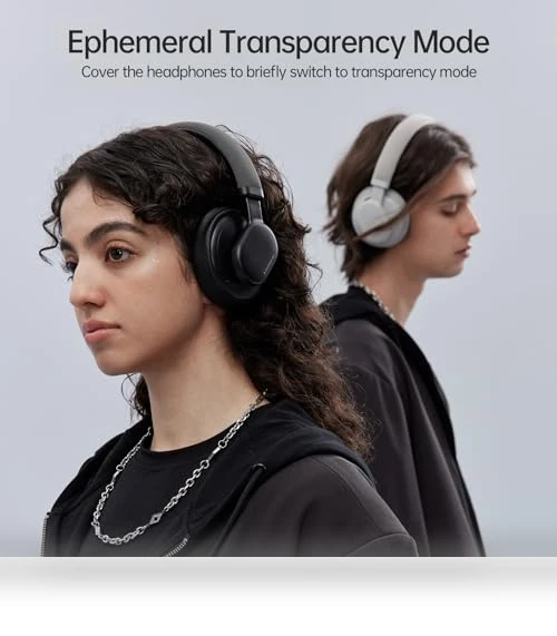 Active Noise Cancelling Headphones — Over-Ear Headphones, FINGERTIME