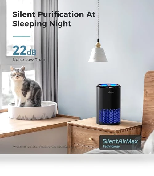 Air Purifier for Bedroom and Home — HEPA Air Purifiers, AROEVE